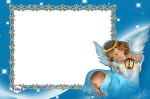 рамка детская для фотографии ангел-хранитель скачать бесплатно