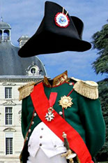 шаблон для фотошопа Наполеон Бонапарт скачать бесплатно, шаблон полководца