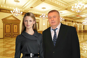 скачать бесплатно шаблон для фотошоп с Жириновским
