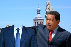 скачать бесплатно шаблон для фотошопа фото с президентом Венесуэлы Уго Чавесом