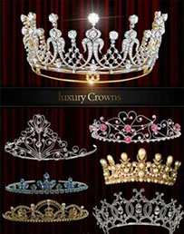 бесплатно клипарт для фотошопа роскошные короны и диадемы для дам женщин