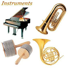 клипарт для фотошопа музыкальные инструменты рояль труба пианино