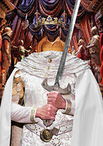 шаблон короля с мечом, шаблон короля для фотошопа, король с мечом