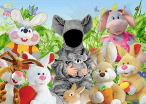 шаблоны для младенцев мальчик-коала и плюшевые игрушки