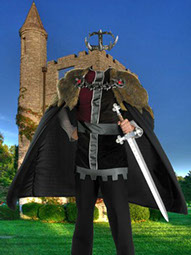 шаблон для фотошопа король рыцарь с мечом