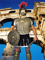 шаблон для фотошопа римский легионер в завоеванном городе