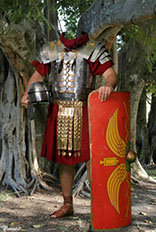 шаблон римский легионер, римлянин шаблон, с красным щитом, шаблон древний воин