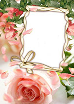 рамка для фотошопа аромат роз
