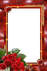 рамка для фотошопа букет роз