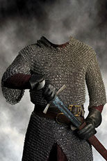 шаблон для фотошопа рыцарь вынимающий из ножен меч