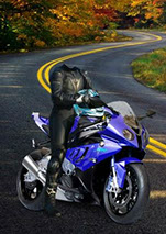 мужской шаблон для фотошопа мотоциклист