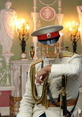шаблон для фотошопа офицер царской России