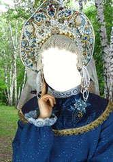 шаблон для фотошопа русская красавица в березках