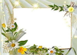 рамка для фотошопа весенние цветы