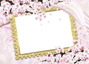 рамка для фотошопа цветы весны