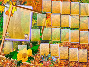 скачать бесплатно виньетки для фотошопа осенний листопад